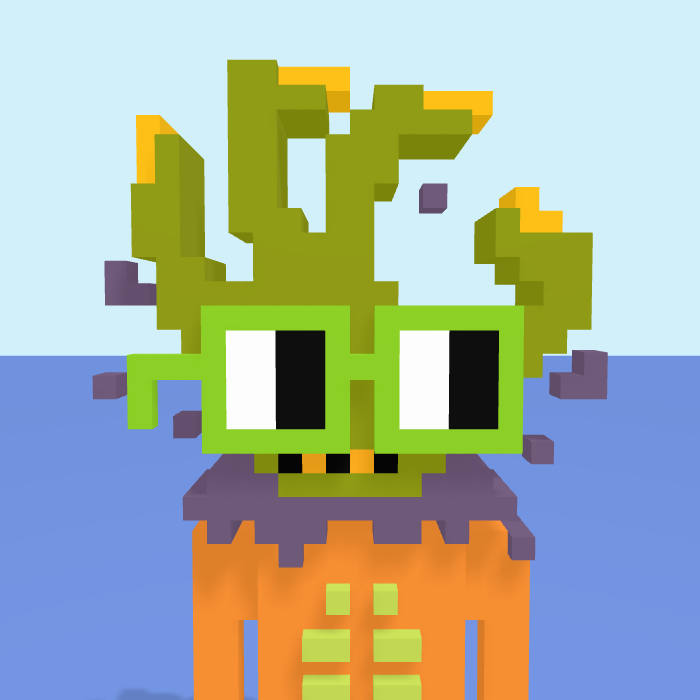 Undead pixel portrait