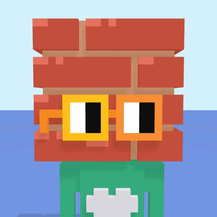 Wall pixel portrait