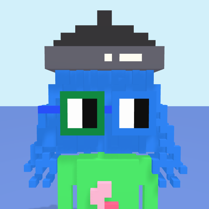 Shower pixel portrait