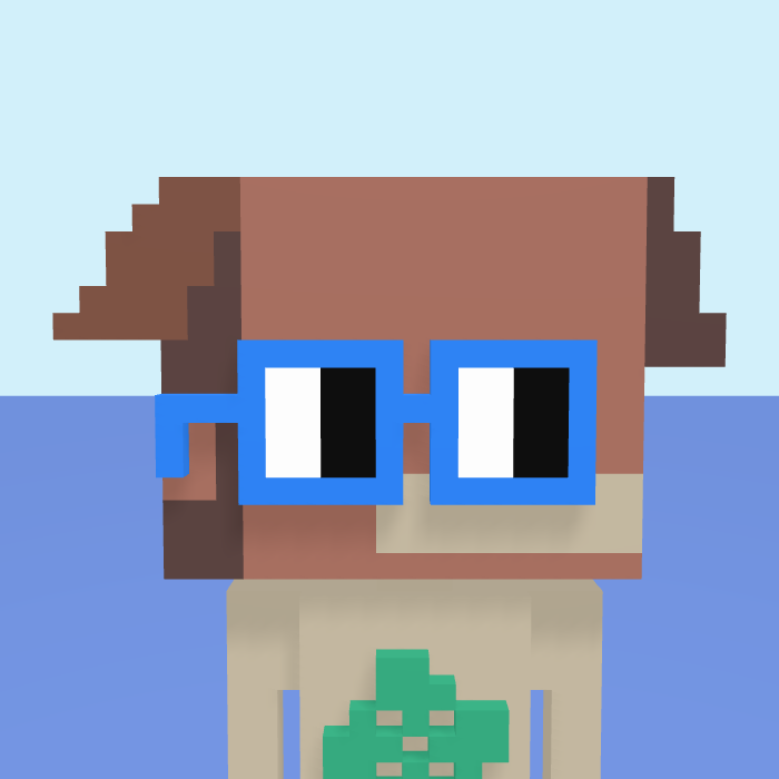 Box pixel portrait