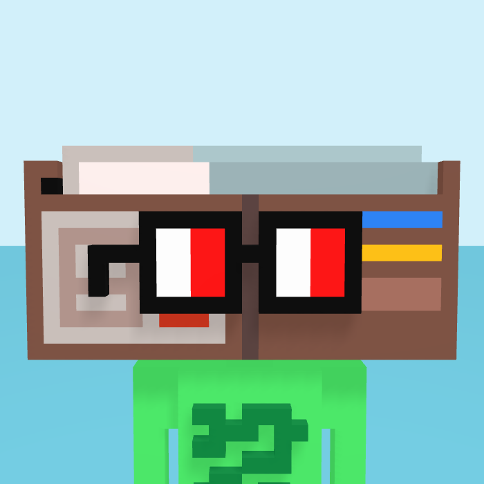 Wallet pixel portrait