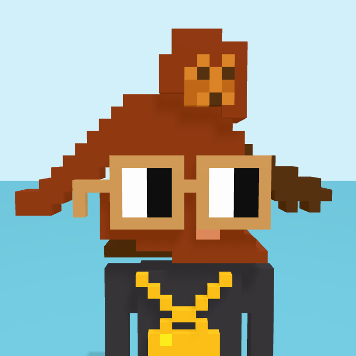 Bigfoot pixel portrait