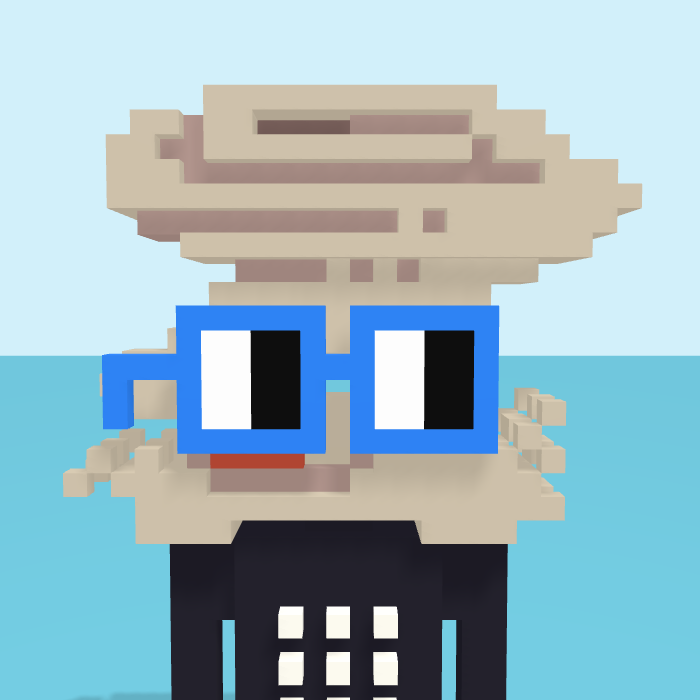 Tornado pixel portrait