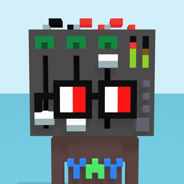 Mixer pixel portrait