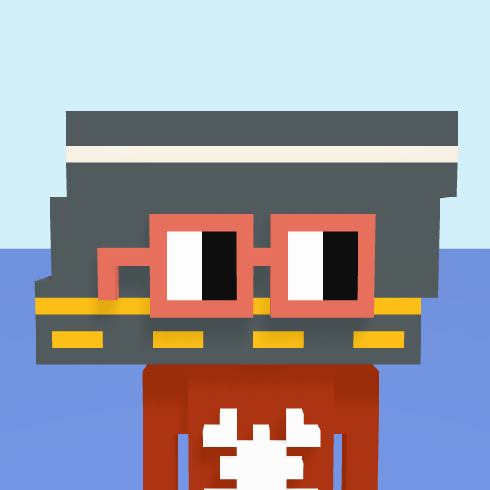 Road pixel portrait