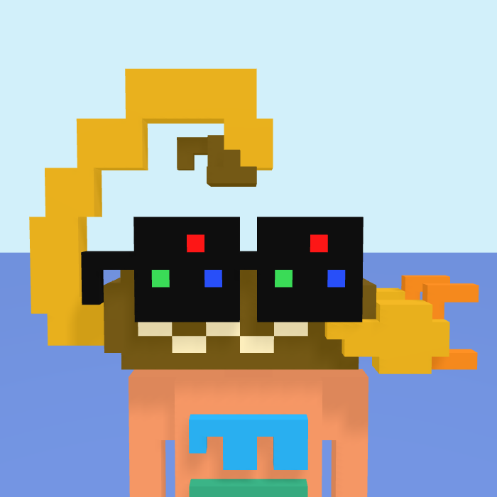 Scorpion pixel portrait