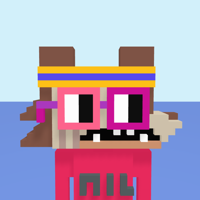 Werewolf pixel portrait