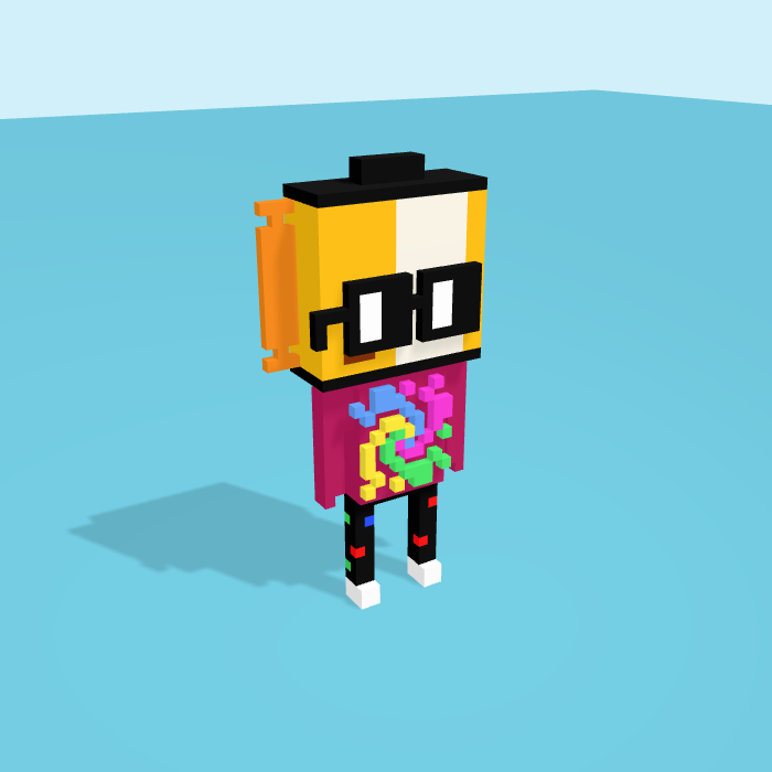 Film 35mm voxel model, side view